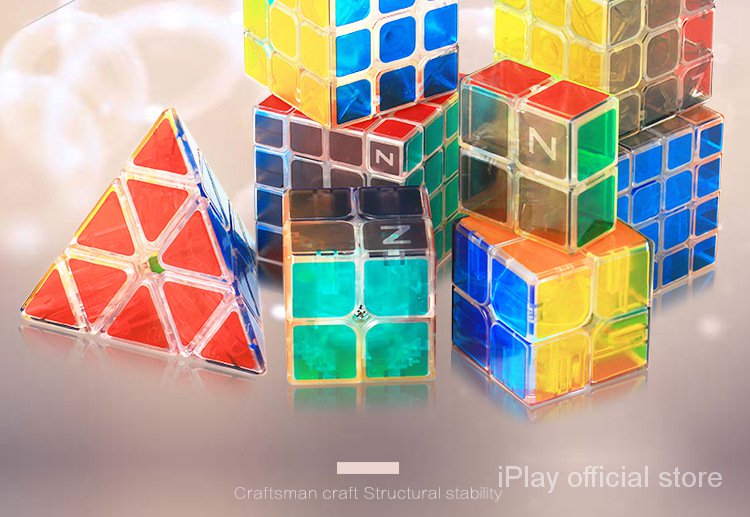 【ZCUBEBốn Bậc Trong Suốt Khối Lập Phương Rubik】Tốt Và Mịn Màng Với Cheats Hướng Dẫn Sử Dụng Đồ Chơi Giáo Dục