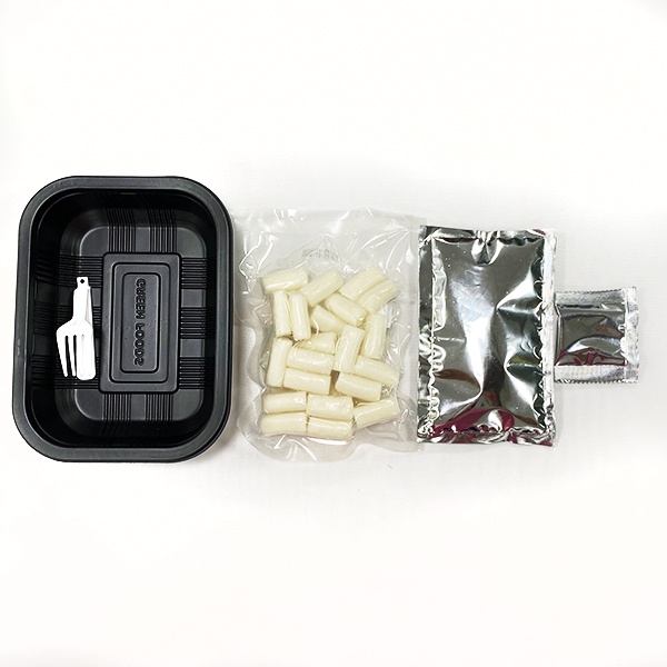 Bánh Gạo Tokbokki Vị Sốt Cay Và Sốt Ăn Liền Dạng Khay Green Foods 280g