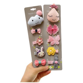 Set 5 Kẹp Tóc Dễ Thương Cho Bé Gái