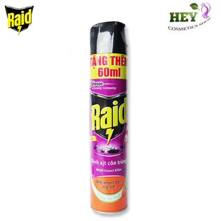 Bình Xịt Côn Trùng MIK RAID 600ml Tặng Thêm 60ml