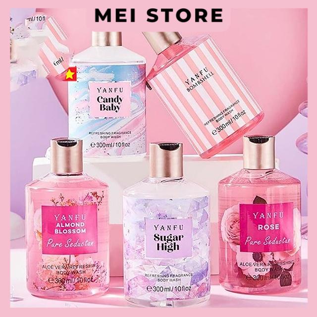 Sữa Tắm Nước Hoa YANFU VICTORIA Mùi Chuẩn Thơm Mẫu Mới 300ml