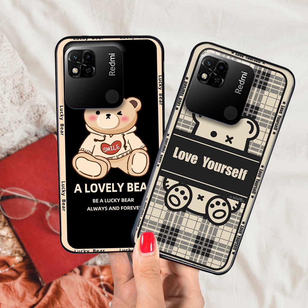 Ốp lưng XIAOMI REDMI 10A gấu phá cách siêu đẹp cực cute giá rẻ