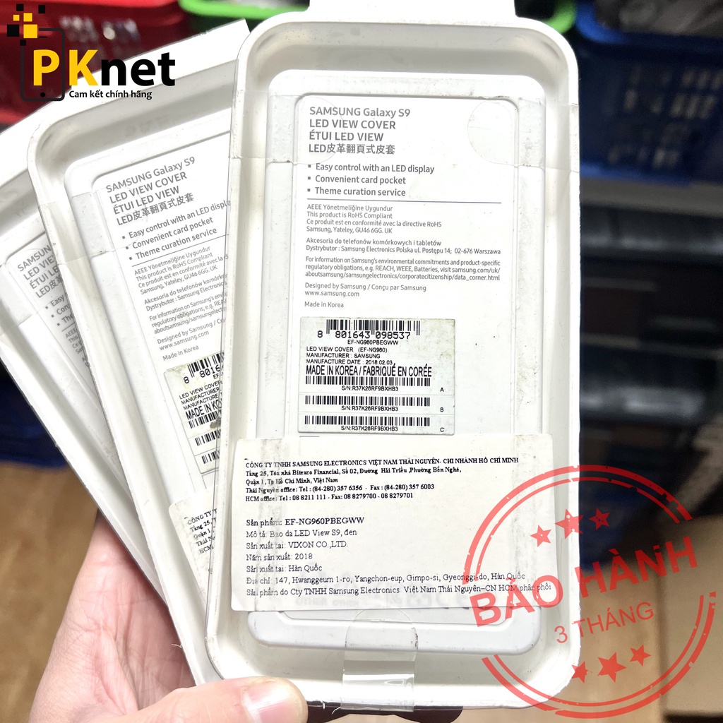 Bao da Led View Samsung S9 CHÍNH HÃNG, hàng Thành lí từ Viễn Thông A