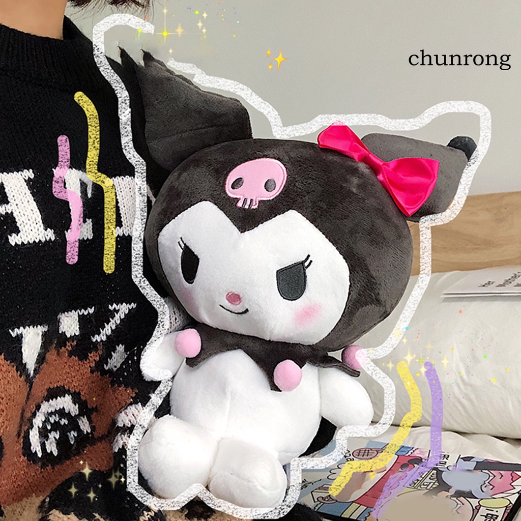 Cr Đồ Chơi Búp Bê Nhồi Bông Kuromi Melody Chống Biến Dạng Bằng Cotton Hàng Ngày