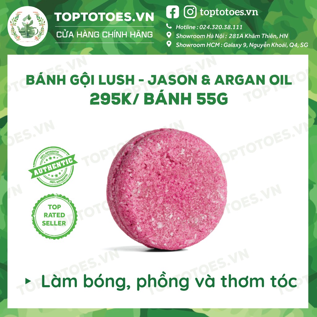Bánh gội Lush Solid Shampoo Bars lành tính, chăm sóc tóc chuyên sâu | BigBuy360 - bigbuy360.vn