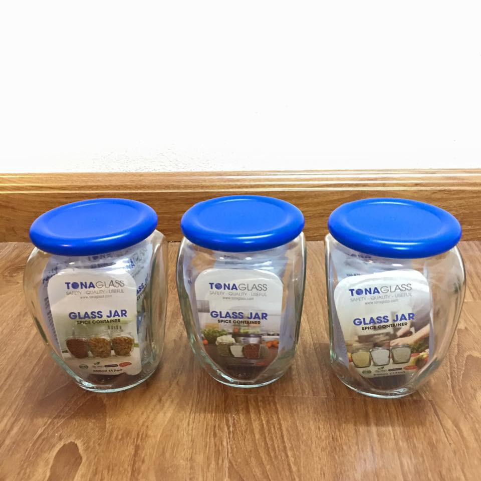 Set 3 hũ thủy tinh Ai Cập 500ml