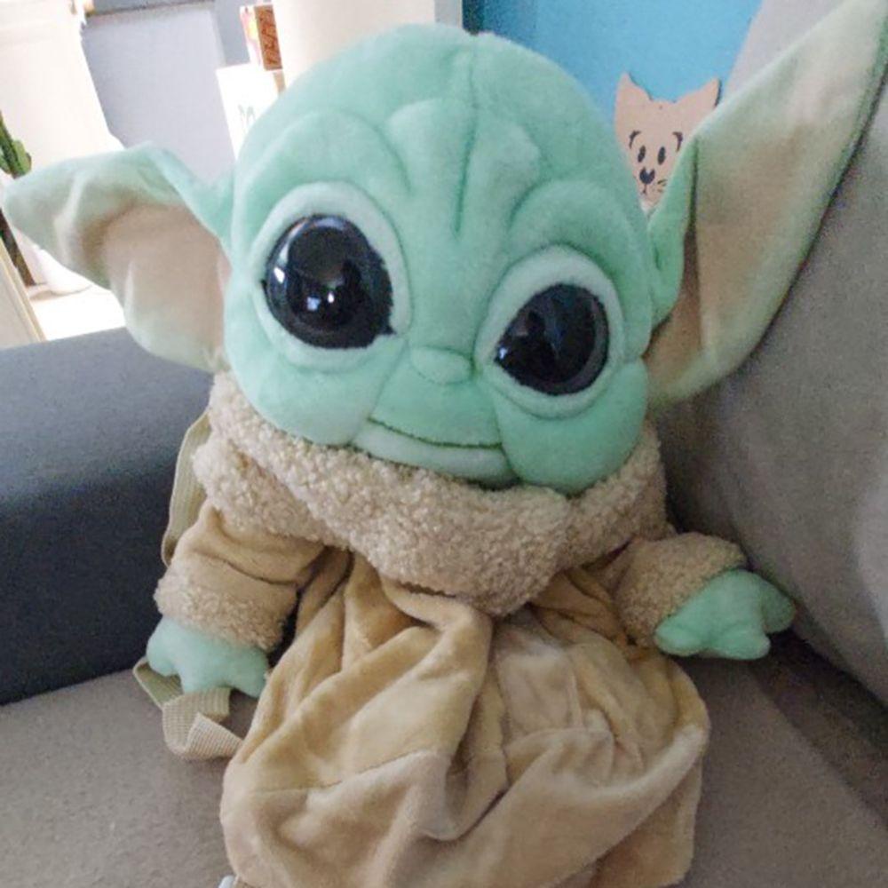 Balo Đi Học Hình Búp Bê QUINTON Yoda Nhồi Bông Đáng Yêu Cho Bé