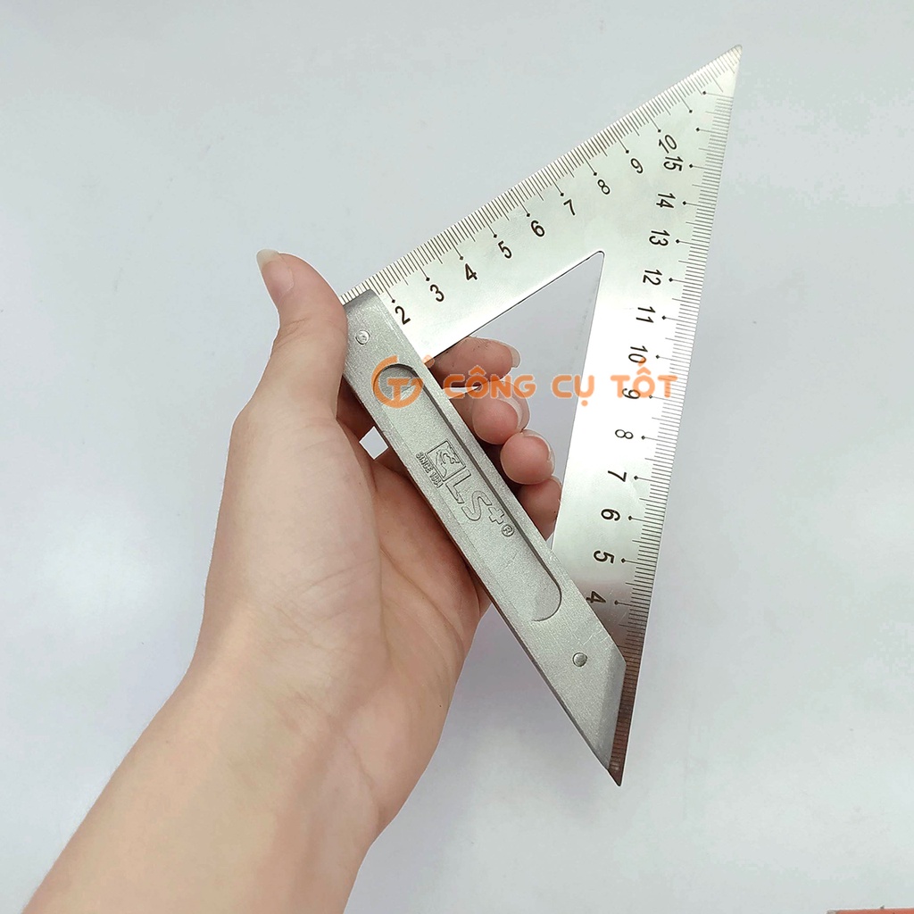 Thước ke góc tam giác vuông  LS+ Kapusi K-2597