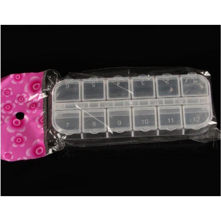 [ TÂM TÂM ]-Hộp 12 ô chiết màu,POCKET-