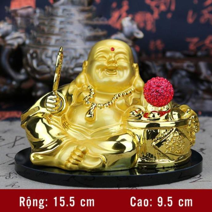 Tượng Phật Di Lặc chạy năng lượng mặt trời để bàn làm việc và taplo ô tô,mang lai an lành