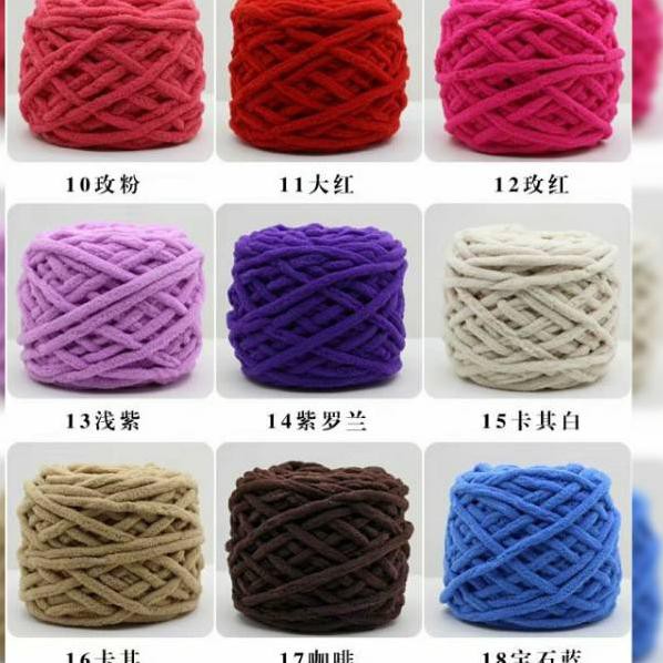 1 Cuộn Len Sợi Chenille 5.5 Inch Sợi Chenille Nhập Khẩu 1ply Ch8