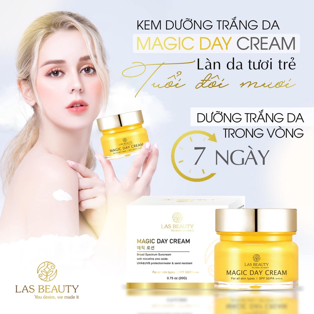 Kem ngày las beauty dưỡng da ban ngày