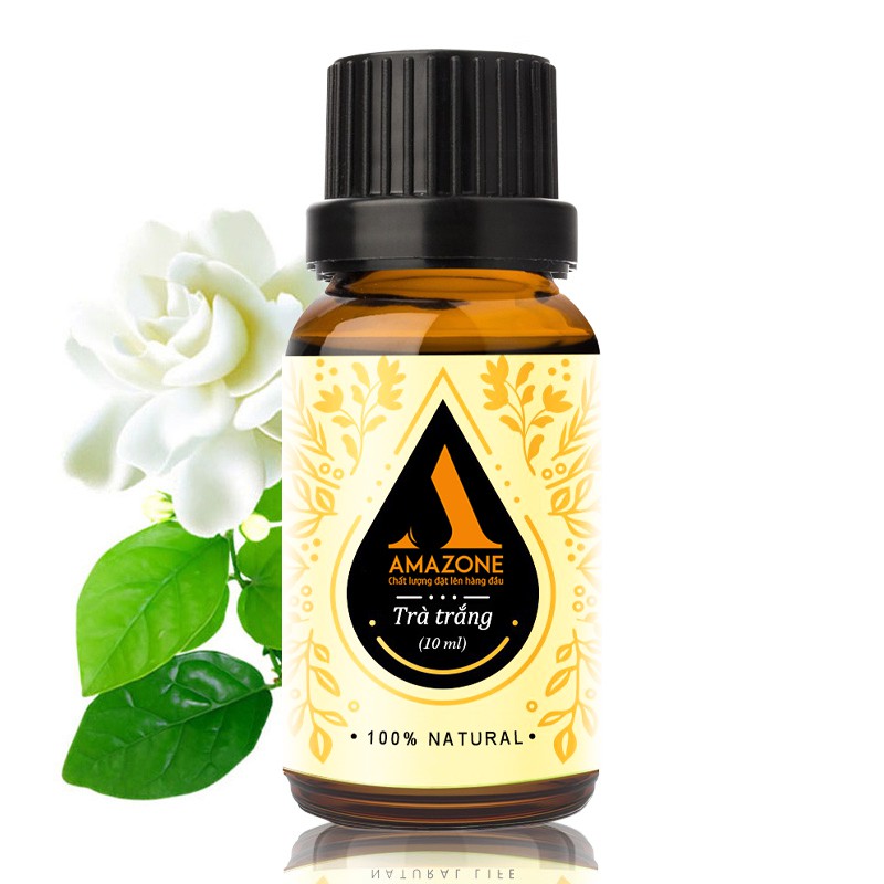 Tinh dầu Trà trắng Amazone 10ml - Nhập khẩu Ấn độ - Hương thơm khử mùi + diệt khuẩn hiệu quả