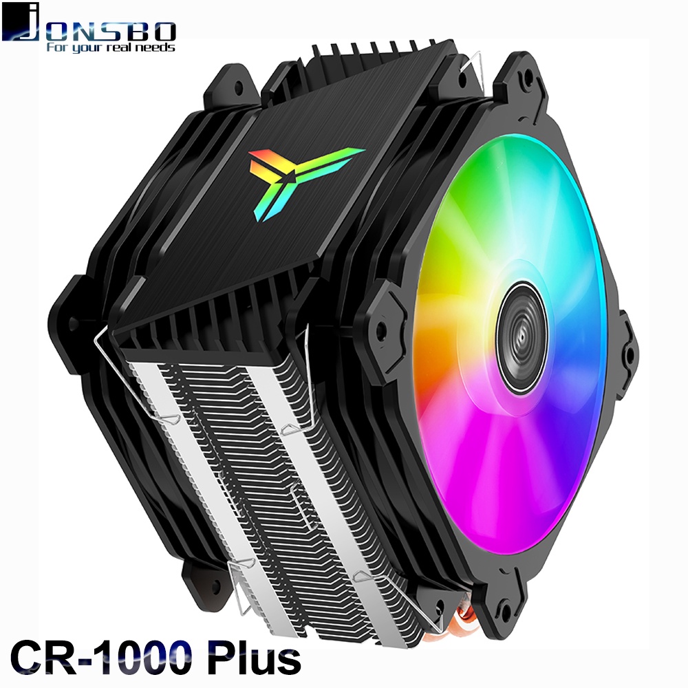 Tản Nhiệt Khí, Tản Nhiệt CPU Jonsbo CR-1000 Plus - 2 Fan 4 Ống Đồng - Tặng kèm keo tản nhiệt