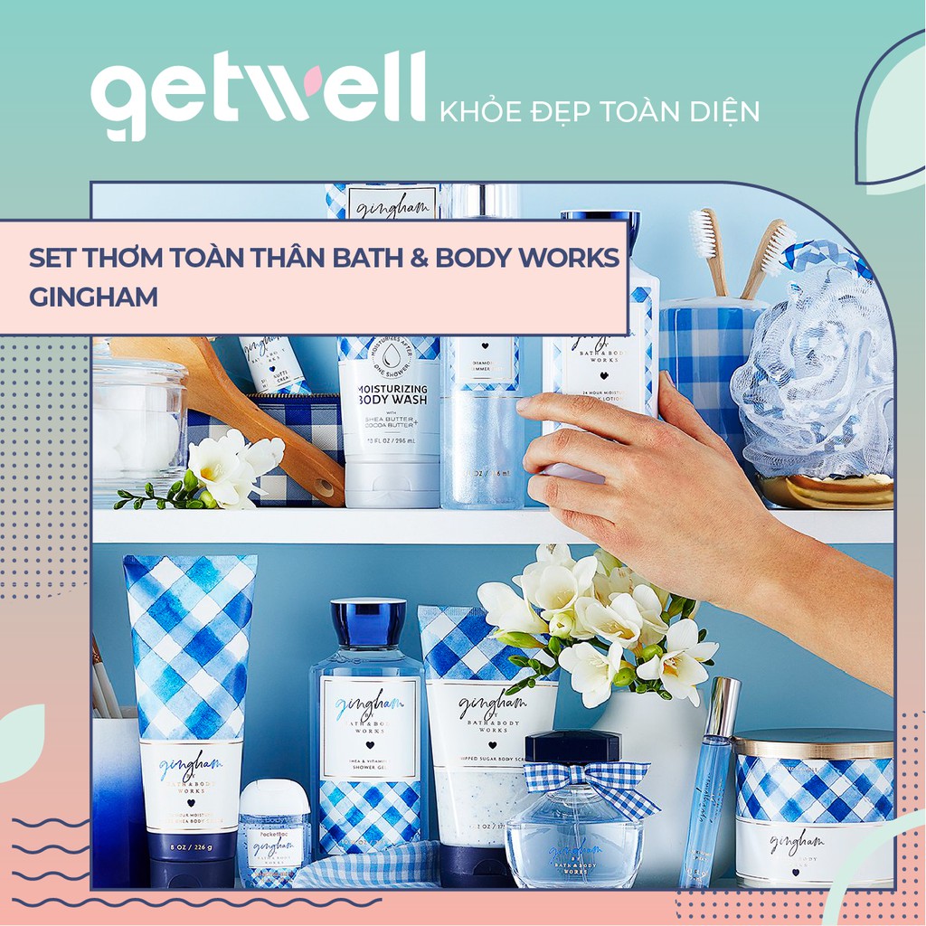 GINGHAM | Sản Phẩm Tắm Dưỡng Xịt Thơm Toàn Thân Bath & Body Works