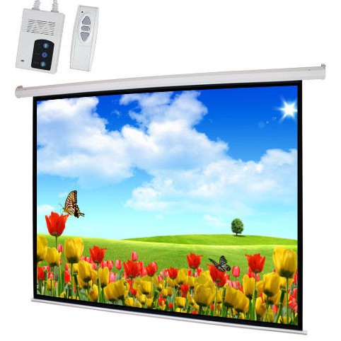 Màn Chiếu Điện Kích Thước Từ 100inch - 136inch . Hàng chính hãng, phù hợp tất cả máy chiếu hiện nay.