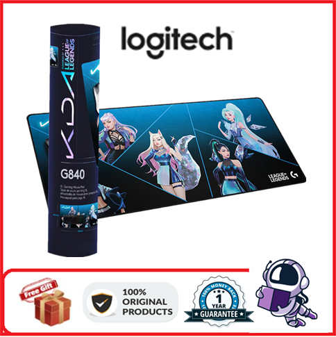 Hộp quà tặng logitech kda chính hãng 100% g840 xl bàn di chuột chơi game, hộp quà có giới hạn bộ sưu tập lol, bàn di chuột 900 * 400 * 3mm