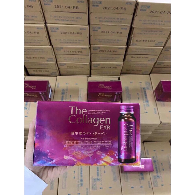 nước uống The Collagen ExR shiseido nhật bản. hỗ trợ đẹp da. hộp 10 chai 50ml | BigBuy360 - bigbuy360.vn
