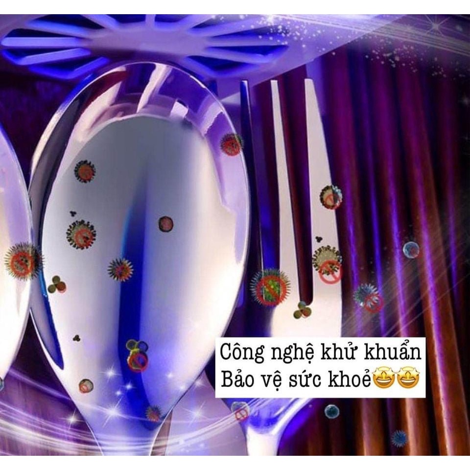 Máy Khử Khuẩn Sấy Khô Đũa Thìa Bằng Tia UV Treo Tường Tiện Lợi