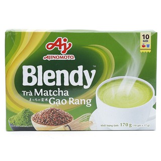 Blendy Matcha Milk Tea 10 gói/ hộp