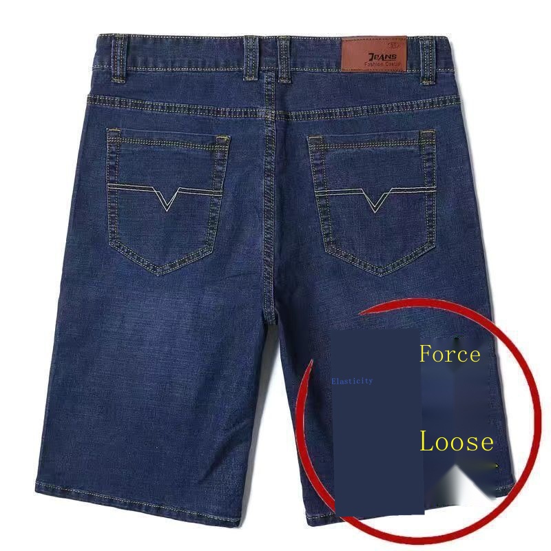 Quần short denim ống rộng thời trang mùa hè dành cho nam