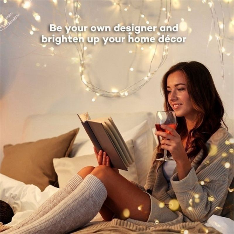 Đèn led dùng pin,Dây đèn Led fairylight ,dây đèn đom đóm 1/2/3 mét dùng pin
