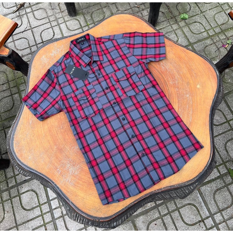 Áo Sơ Mi Nam BBR Cộc Tay Kẻ Cao Cấp - Áo Nam Sơ Mi Cộc BBR Thời Trang Siêu Đẹp