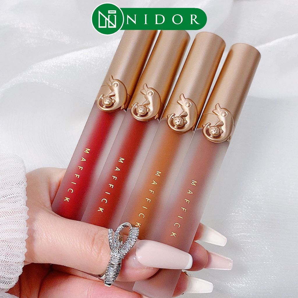 Son Kem Cá Heo MAFFICK Dolphin's Love Velvet Lip Glaze - Nội Địa Trung Chính Hãng
