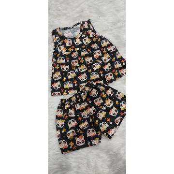 Bộ thun cotton cho bé size nhí