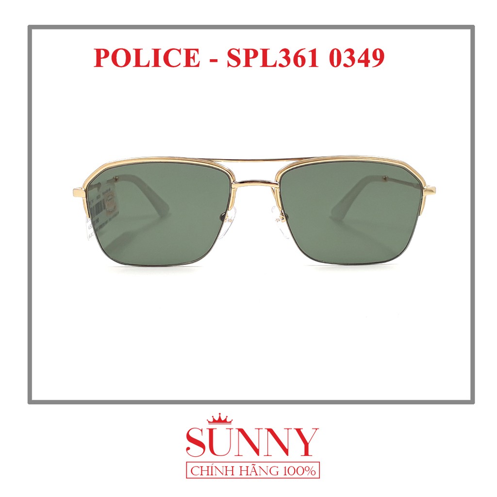 Kính mát thời trang chính hãng Police SPL361 nhiều màu, thiết kế dễ đeo bảo vệ mắt