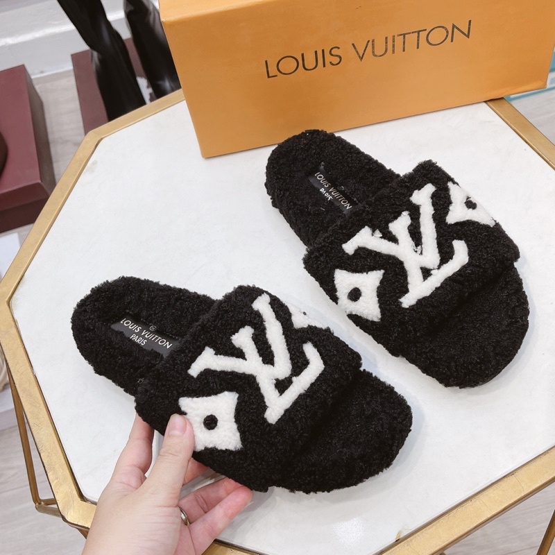 Dép spsl lông quai ngang vip fullbox