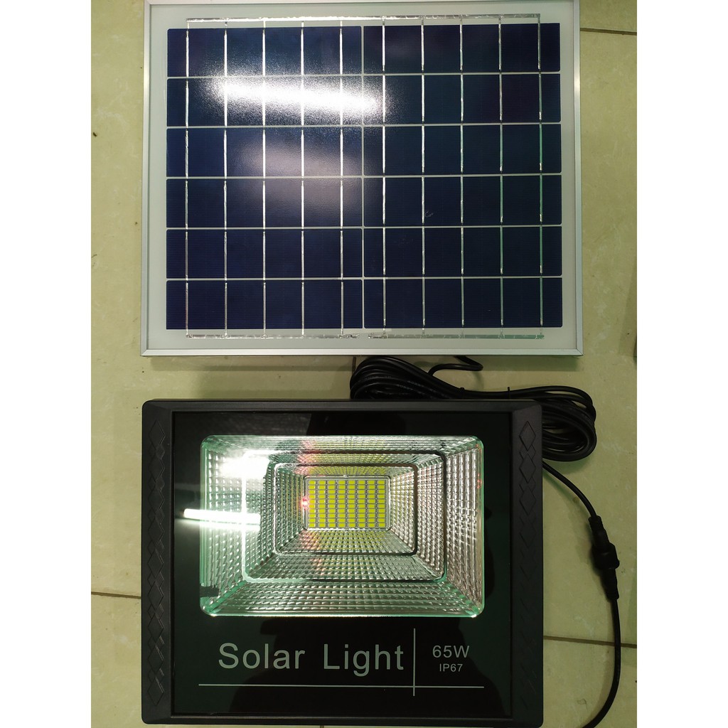 Đèn Năng Lượng Mặt Trời JD Chính Hãng 65W, Solar Light 65W  - Đèn đường công suất cao