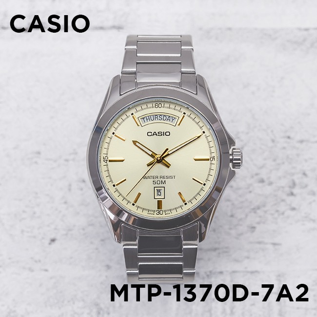 Đồng hồ nam dây kim loại Casio Standard chính hãng Anh Khuê MTP-1370D-9AVDF