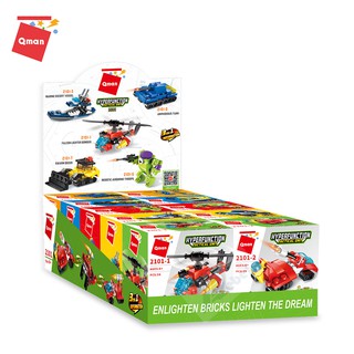 xếp hình robot qman lắp ráp autobot Bộ xếp hình QMAN 2101 - Quân đoàn viễn chinh 1