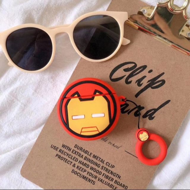 [Ảnh thật] Case Airpods 1/2 iron man siêu cute