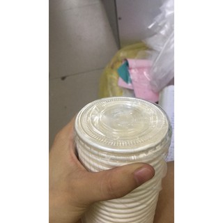 100 Nắp Cốc Giấy 350Ml~12Oz