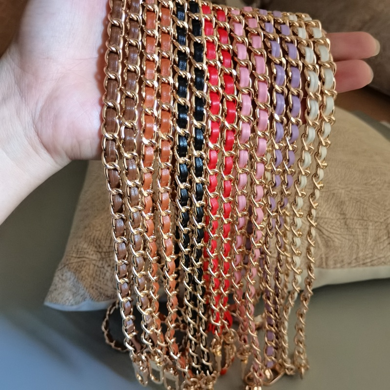 Dây xích túi xách  Dây Xích Kim Loại Đeo Túi Xách Bằng Da Tiện Dụng quai túi xách thay thế dây đeo túi