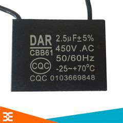 Tụ Quạt 400VAC 50/60Hz Các Loại Sửa Chữa Thay Thế Quạt Bàn, Quạt Treo Tường
