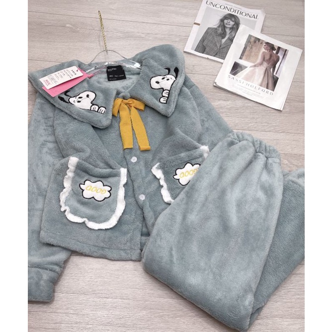 Bộ lông gấu xanh cổ piter sẵn Chất lông 2 lớp siêu sịn đẹp lên dáng siêu xinh | BigBuy360 - bigbuy360.vn