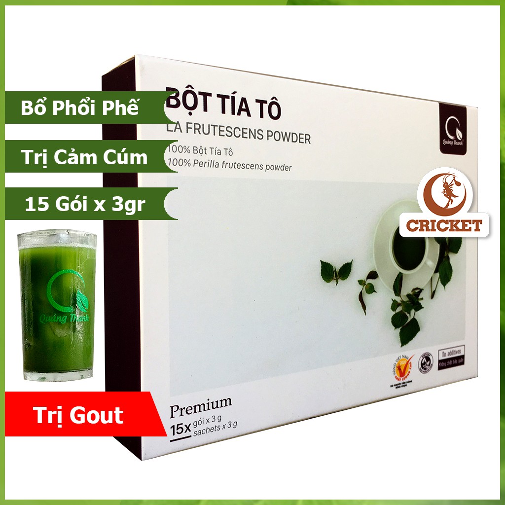 [Mã 267FMCGSALE giảm 8% đơn 500K] Bột Tía Tô Nguyên Chất Sấy Lạnh Quảng Thanh 100g - Giảm đau Gout, giải cảm giảm ho | BigBuy360 - bigbuy360.vn