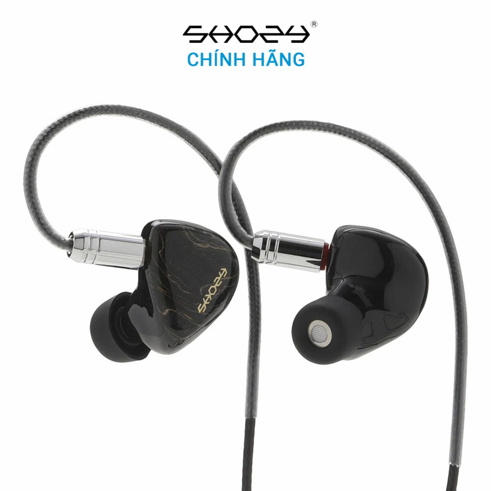 Tai nghe Shozy Form 1.4 - Hàng chính hãng | Hoàn thiện nguyên khối, 5 Drivers mỗi bên, Faceplate gỗ thật, Âm thanh Hifi