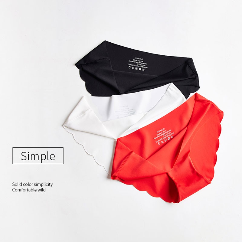 Quần lót ZXYOUPING mềm mại không đường may lưng thấp size S-XXL cho nữ