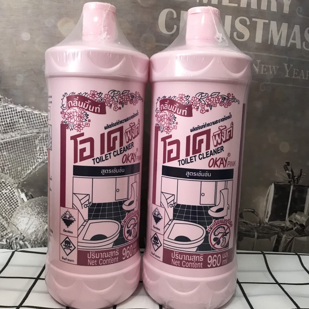 NƯỚC TẨY RỬA BỒN CẦU NHÀ VỆ SINH OKEY THÁI LAN CỰC MẠNH