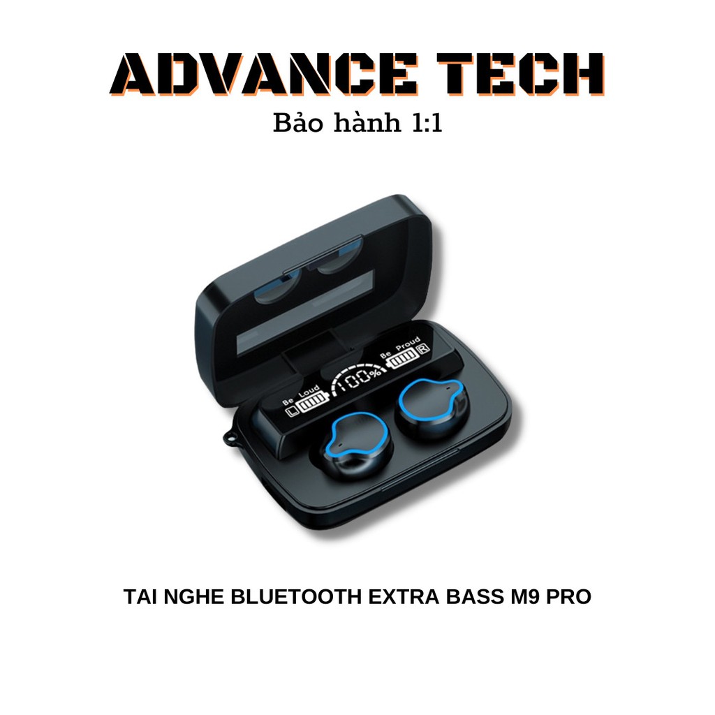 Tai Nghe Bluetooth Không Dây Thế Hệ Mới Extra Bass M10 Pro Nghe Nhạc EDM, REMIX Cực Đã Pin Siêu Trâu Dock Sạc Có Led0