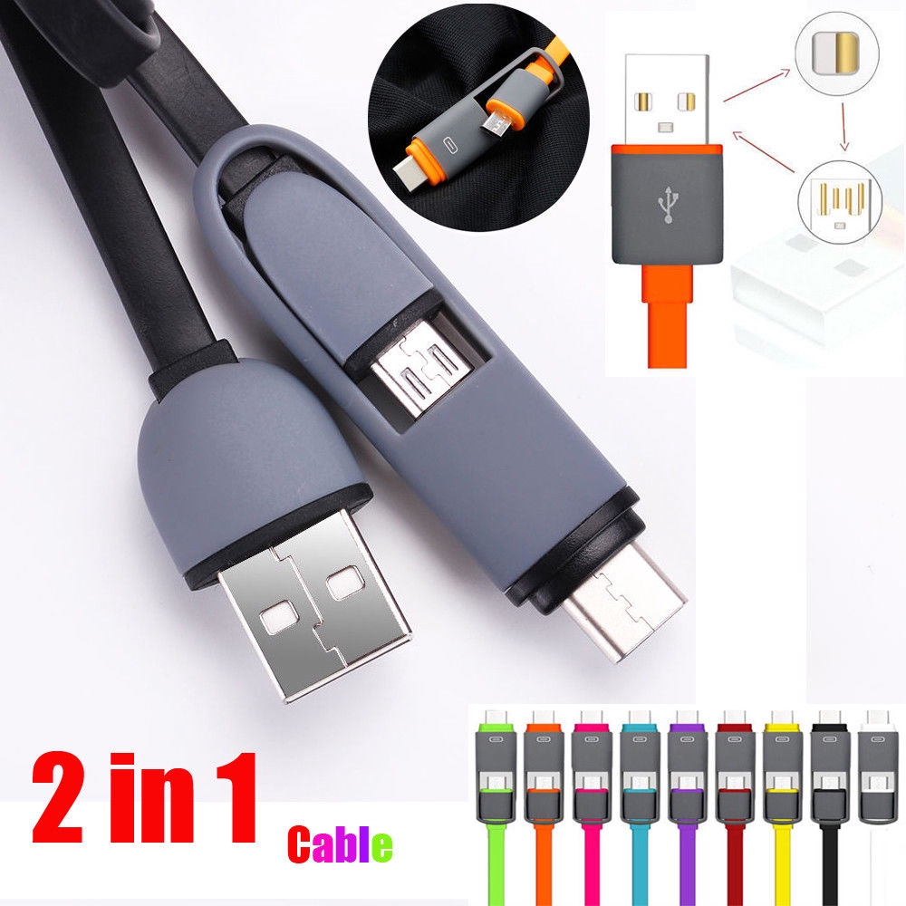 Cáp sạc dữ liệu chuyển đổi 3FT USB 3.1 Type-C sang Micro USB