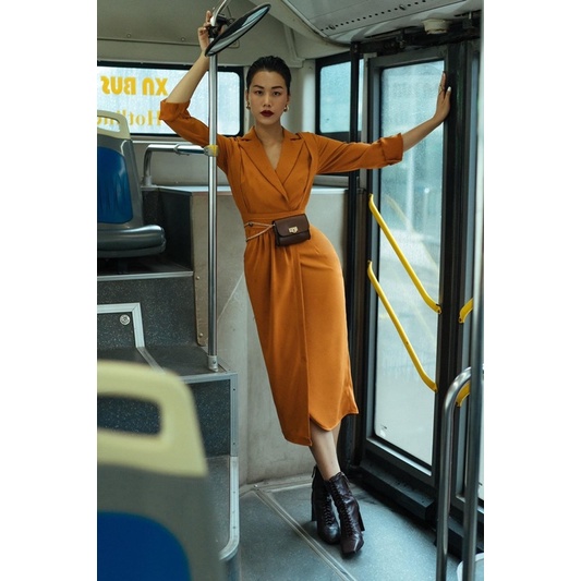 Váy Lallee, size S, mới mặc 1 lần, màu vàng
