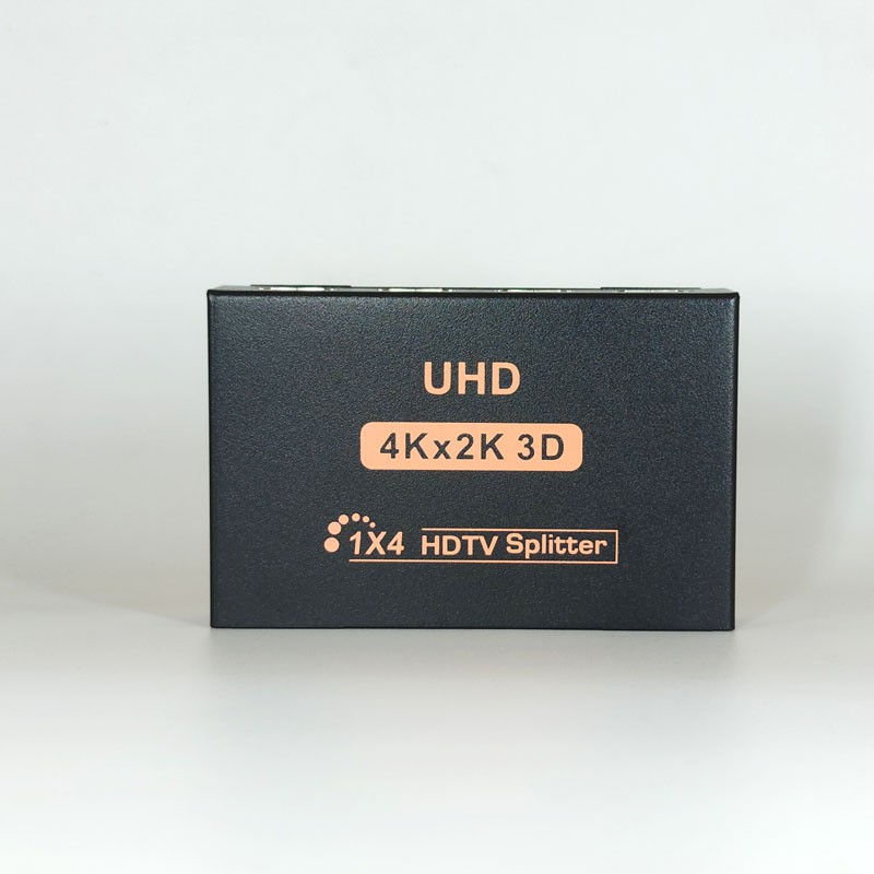 Bộ chia cổng HDMI từ 1 ra 4 HDTV Splitter hỗ trợ 2K/4K/3D (Đen)