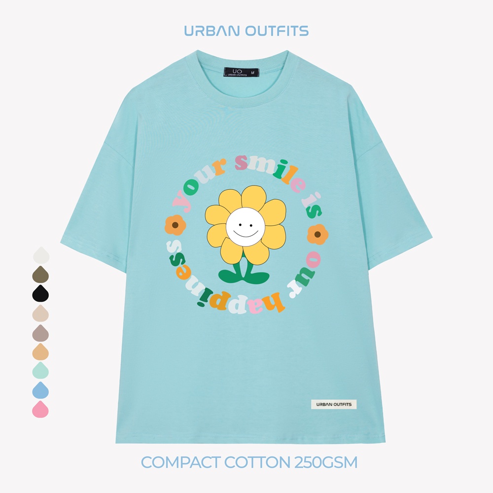 Áo Thun Tay Lỡ Form Rộng URBAN OUTFITS ATO141 Local Brand In Hình ver 2.0 Chất Vải 100% Compact Cotton 250GSM