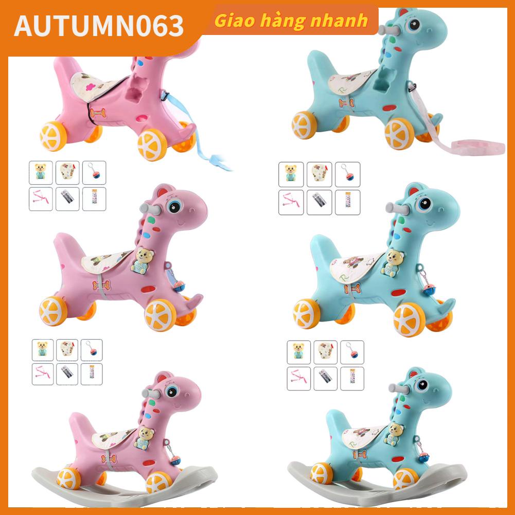 Trẻ em cưỡi ngựa Đồ chơi trẻ dễ thương Hoạt hình tinh tế xe trượt Món quà sinh nhật cho Nhà tại nhà Autumn063
