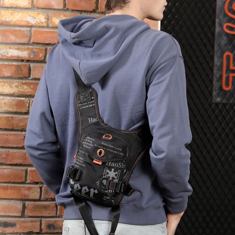 BST❀Men Outdoor Riding Drop Leg Bag Tactical Military Belt Shoulder Crossbody Pack